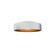 Gaston LED Flush Mount in White/Gold (34|FM701618-WT/GO)