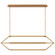 Appareil LED Linear Lantern in Antique-Burnished Brass (268|KW 5705AB)