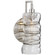Revelle One Light Wall Sconce in Polished Nickel (268|KW 2300PN-SG)