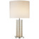 Grayson One Light Table Lamp in Crystal with Cream (268|KS 3945CG/CRE-L)