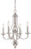 Savannah Row Four Light Chandelier in Brushed Nickel (7|3334-84)