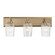 Brilia Three Light Vanity in Brushed Champagne Brass (62|5189-BA3 BCB-FLT)
