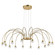 Vario LED Chandelier in Titanium Gold (62|1573-16 TG-C)