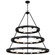Castile 27 Light Chandelier in Matte Black (62|1019-6-9-12 BLK)