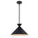 One Light Pendant in Black (110|PND-2307 BK)