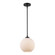 One Light Pendant in Black (110|PND-2302 BK)