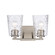 Two Light Vanity in Brushed Nickel (110|71972 BN)