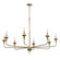 Eight Light Chandelier in Antique Gold (110|71948 AG)