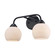 Two Light Vanity in Black (110|22802 BK)