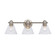 Three Light Vanity in Brushed Nickel (110|22593 BN-CL)