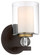 Studio 5 One Light Bath in Painted Bronze w/Natural Brushed Brass (7|3071-416)