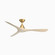 Carve 60'' Ceiling Fan in Soft Brass/White Oak (441|FR-D2504-60-SB/WO)