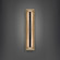 Bell Tower LED Outdoor Wall Sconce in Beige Travertine/Black (281|WSW218628-WV/BK)