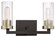 Ainsley Court Two Light Bath in Aged Kinston Bronze w/Brushed Brass Highlights (7|3042-560)