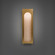 Cadey LED Wall Sconce in Beige Travertine/Aged Brass (281|WS246624-WV/AB)