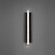 Rapper LED Wall Sconce in Black (281|WS242624-BK)