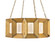 Austen LED Pendant Chandelier in Aged Brass (281|PD604636-AB)
