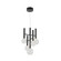 Terra LED Chandelier in Black (78|AC6855BK)