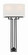 Upham Estates Two Light Wall Sconce in Coal W/Polished Nickel Highlig (7|2951-572)