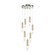Zara LED Chandelier in Brushed Nickel (78|AC5107BN)
