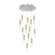 Zara LED Chandelier in Brushed Nickel (78|AC5104BN)