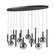 Modella LED Pendant in Black (78|AC5004BK)