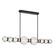 Cordel LED Linear Chandelier in Dark Matte Black (7|15037-899-L)