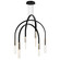 Curva LED Chandelier in Black (401|1725P38-6-101)