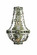 Lucia Two Light Wall Sconce in Vintage Silver Leaf (238|029921-042)