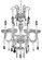 Clovio Six Light Chandelier in Chrome (238|026050-010-FR001)