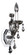 Brahms One Light Wall Bracket in Chrome (238|023420-010-FR006)