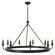William Nine Light Chandelier in Deep Patina Bronze (165|Z270)