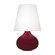 Small June One Light Accent Lamp in Sugar Plum Glazed Ceramic (165|SM93)