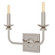William Two Light Wall Sconce in Polished Nickel (165|S274)