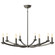 Goldie Eight Light Chandelier in Blackened Polished Nickel (165|BP2953)
