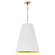 Chrissy Four Light Pendant in Matte Gold Interior w/Modern Brass (165|494MDY)