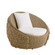 Florian Outdoor Swivel Lounge Chair in Pearl/Tan (314|FRS30)