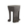 Bruttii Outdoor Accent Table in Matte Carbon (314|FES18)