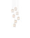 Polpo Seven Light Pendant in White/Silver (142|9000-1405)