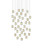 Polpo 36 Light Pendant in Green/Silver (142|9000-1401)