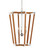 Boyd Three Light Chandelier in Natural/Polished Nickel (142|9000-1376)