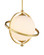 Astral One Light Pendant in White/Brass (142|9000-1373)