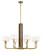Chelsea by Robin Baron Eight Light Chandelier in Soft Brass (7|2788-695)