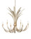 Foliatura Six Light Chandelier in Antique Brass/Off-White (142|9000-1357)
