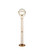 Metropolis One Light Floor Lamp in Metallic Champagne/Frosted (142|8000-0182)
