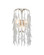 Glen Arbor Three Light Wall Sconce in White/Contemporary Silver Leaf/Contemporary Silver (142|5000-0286)