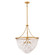 Myra LED Chandelier in Distressed Brass (138|FR41594DA)