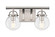 Downtown Urban Two Light Bath Vanity in Satin Nickel (405|416-2W-SN-G202-6)
