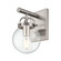 Downtown Urban One Light Wall Sconce in Satin Nickel (405|416-1W-SN-G204-6)