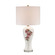 Meredith One Light Table Lamp in White / Pink (110|RTL-9240 WH-PK)